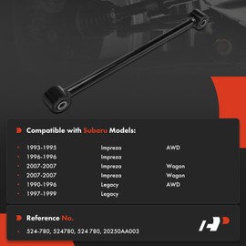 A-Premium Rear Forward Suspension Lateral Arm, with Bushing, Compatible with Subaru Impreza 1993-1996/2007, Legacy 1990-1999