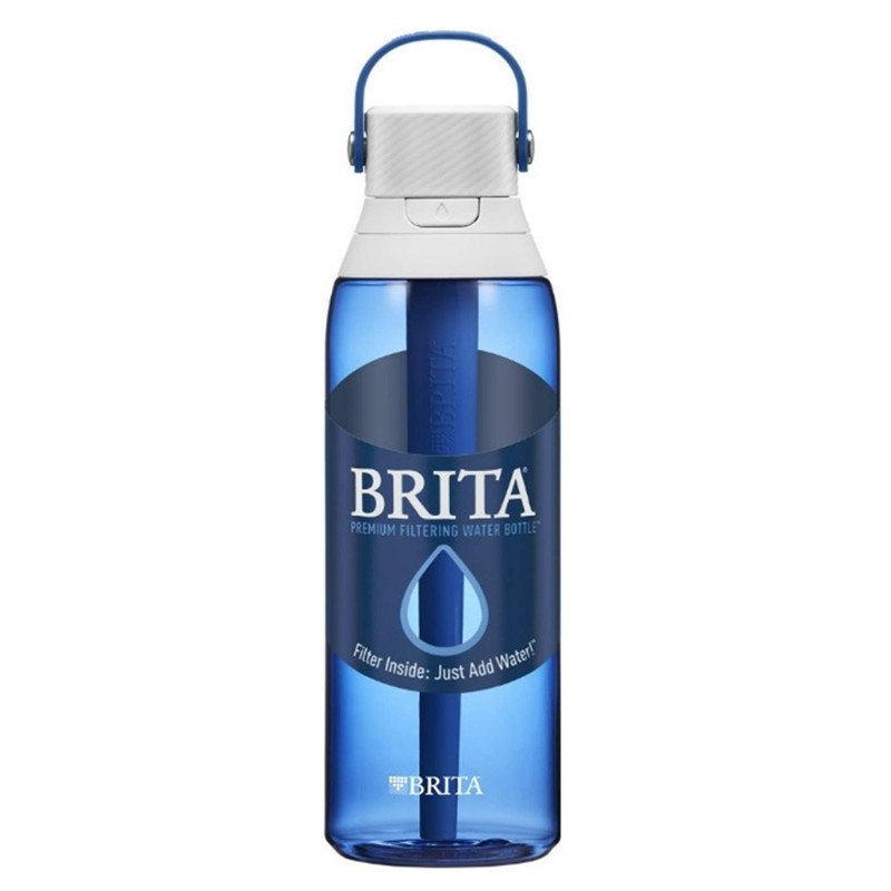 Brita Resolution Bottle, Premium Filtering Bottle Hard Sided Sapphire 768