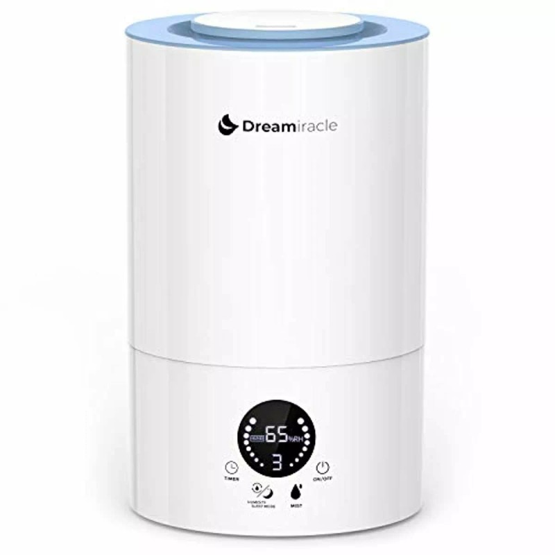 Dreamiracle Cool Mist Ultrasonic Humidifier, 3.5L Top Fill LED Screen