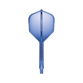 GOAT - Air Blue Clear No6 Flights Short, 3 Plastic Dart Flights