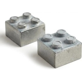 Pinewood Derby Brick Racing Pro Zinc Compatible Brick Weight Set of 2 / 파인우드 더비 브릭 경주용 프로 아연 호환 벽돌 무게 세트 2종