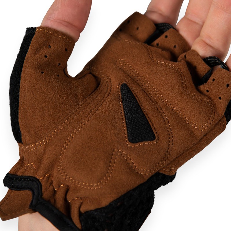 Chiba Unisex Retro Guanti Black/Brown XXL