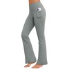 AegisChic Flare Yoga Pants with Pockets for Women Wide Leg