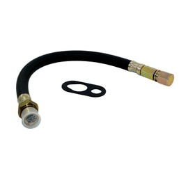 510440902 Engine Flex Oil Drain Hose Compatible With Kawasaki FH FR FS FT & FX Engine Models, for Kubota Z412 Z122R Toro MX5060 FX730V (Replace 51044-0902), black