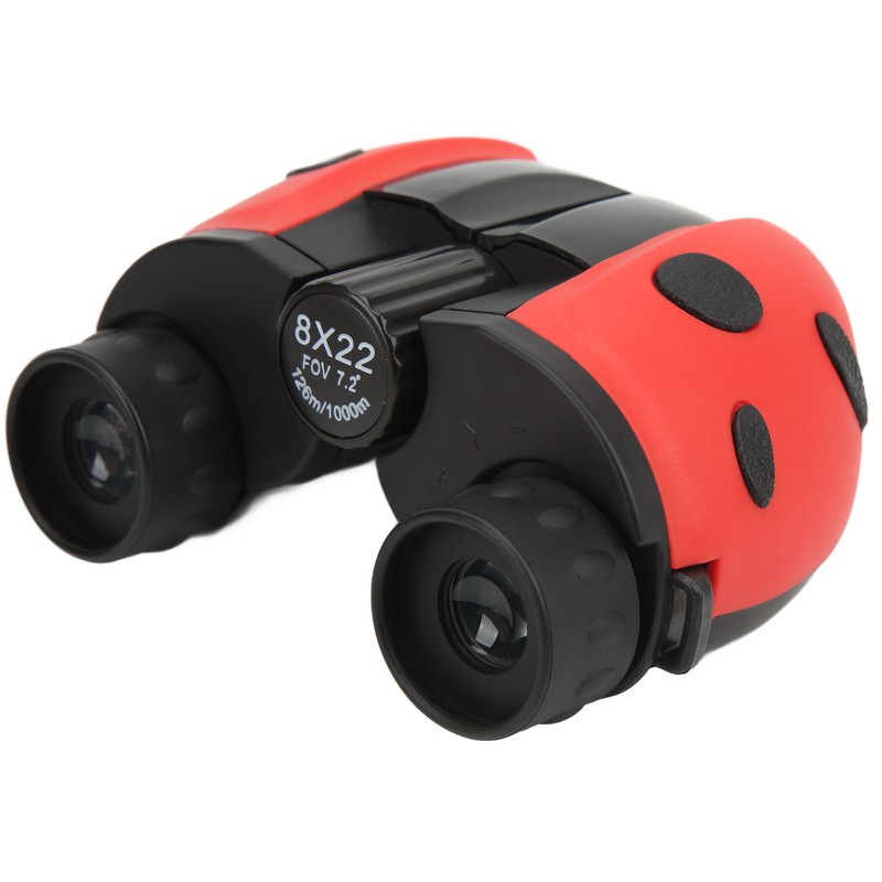 Kids Binoculars 8X Magnification Beatle Design Optical HD Glass Optical