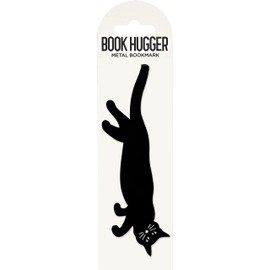 Curious Cat 'Hanging' Metal Bookmark (Book Hugger series)