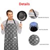 JEOPKO 1 PC PVC Apron For Women with Pockets, Cooking
