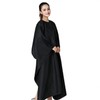 SalonMi Neat Beauty Gown Double Hook Hair Cutting Cape (Black)