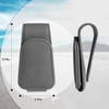 ZYSY Sunglasses Holder for Car Sun Visor, Magnetic Leather Eyeglass
