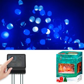 DOSYU Serie de Navidad 15M Luz de Navideñas,300LED Cadena de Luces Navidad,Fiesta luces de Hadas, 8 modos de Iluminación, para Interior al Aire Libre Arbol de Navidad Decoración de Boda (15M, Azul)