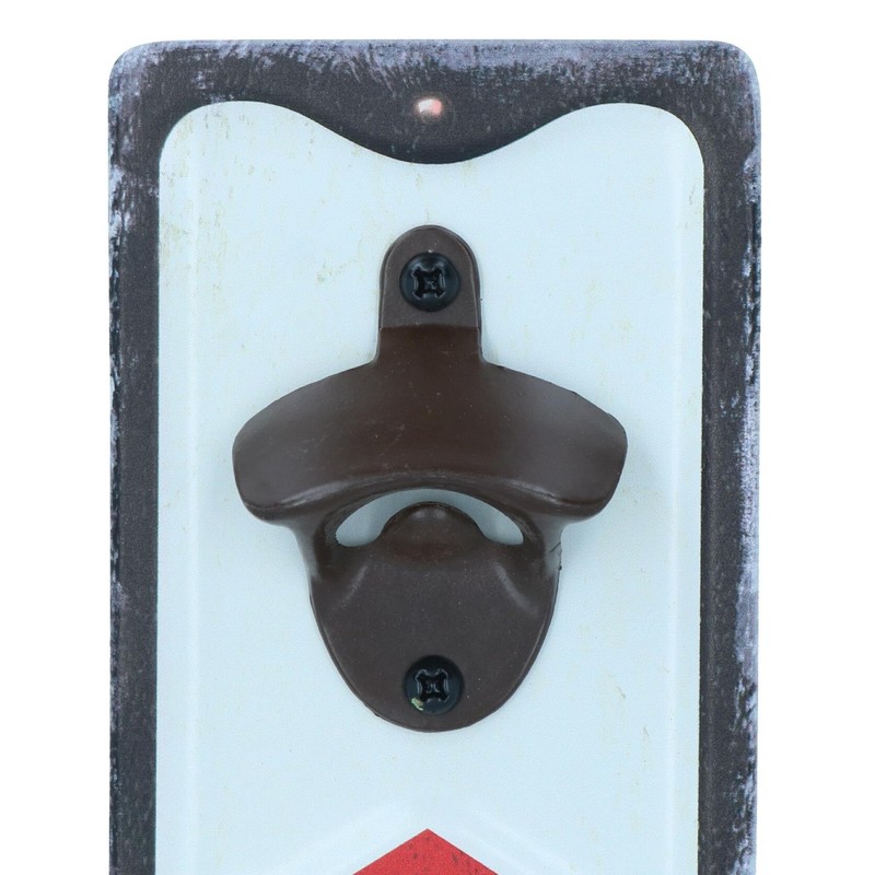 Open Up Bottle Opener Sign Gift Garage Door Shed Bar