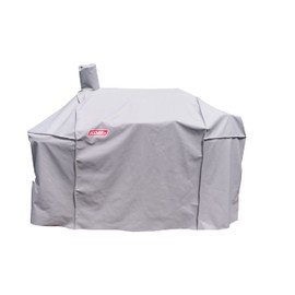 acoveritt Smoker Grill Cover Sized for Char-Griller Charcoal Grill 2190 and 2197 Heavy Duty Waterproof Patio 600D Canvas Barbeque BBQ Grill Cover G21623 (Grey)