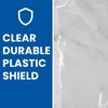 Premium Disposable Clear Plastic Counter Liners - 26" x 26",