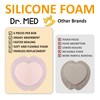 Dr.med Sacrum Silicone Foam Dressing with Adhesive Border 7.2"x7.2"-6 Pcs/Box,