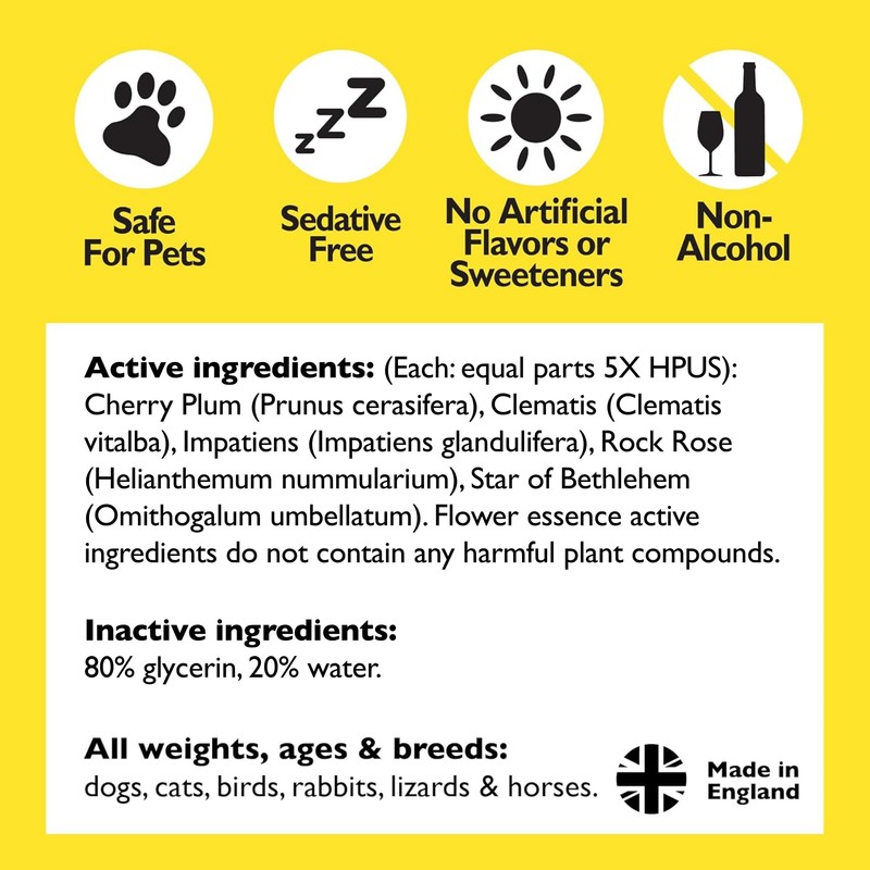 RESCUE Bach Rescue Remedy Pet, 20 Milliliters (3 Pack)