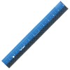 Victor Easy Read Stainless Steel Ruler, Standard/Metric, 12" Long, Blue