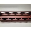 Nexxt NIB Nexxt Contemporary Wall Shelf Mahogany Wood Wine Rack