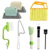 8 Pcs Hand-held Groove Gap Cleaning Tools - Door Window