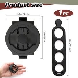 Bike Stem Computer Mount For Garmin XOSS WAHO 360° Rotating Bicycle Speedometer Handlebar Holder Out Front MTB Cycling GPS Meter Base MTB Road Stopwatch Brackets Cycling Accessories