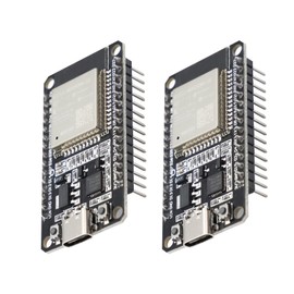 ESP32 USB C with CP2102 Chip, ESP32 NodeMCU Development Board ESP-WROOM-32 2.4GHz WLAN WiFi + Bluetooth Module for Arduino IDE (Pack of 2)
