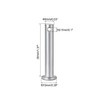 sourcing map Clevis Bolts Single Hole Fork Bolts 6 mm