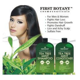 Tea Tree Mint Shampoo and Conditioner - Pure Tea Tree Oil & Peppermint Oil