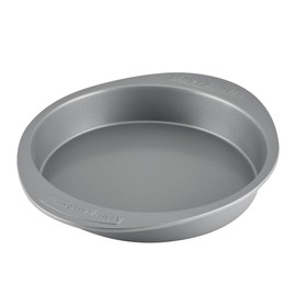 Farberware Nonstick Bakeware Baking Pan / Nonstick Cake Pan, Round - 9 Inch, Gray, 1 Count (Pack of 1)
