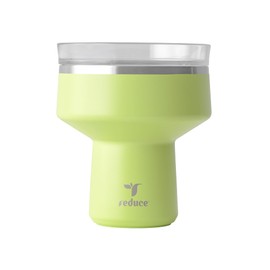 REDUCE Saltini 16 oz Cocktail Tumbler - Insulated Margarita Tumbler with Lid - Keeps Drinks Cold for 10 Hours - 360 Sippable Martini Glass Alternative - Shatterproof, Perfect for Parties - Mojito