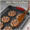 BAKKENMASTER 18-Piece Kitchen Oven Baking Set: Nonstick Gray Marble Coating,