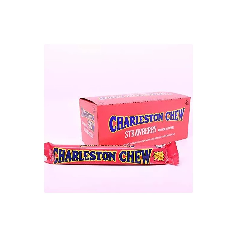Tootsie Roll Charleston Chews, Strawberry, 1.875 Ounce Bars (Pack of