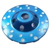 Meacase 4" Diamond Cup Grinding Wheel for Concrete Masonry Granite