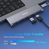 USB-C Hub Adapter for MacBook Air M1 MacBook Pro 2021/2020/2019/2018,