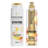 Pantene Kit Keratina Shampoo + Crema para Peinar Termoprotectora 300