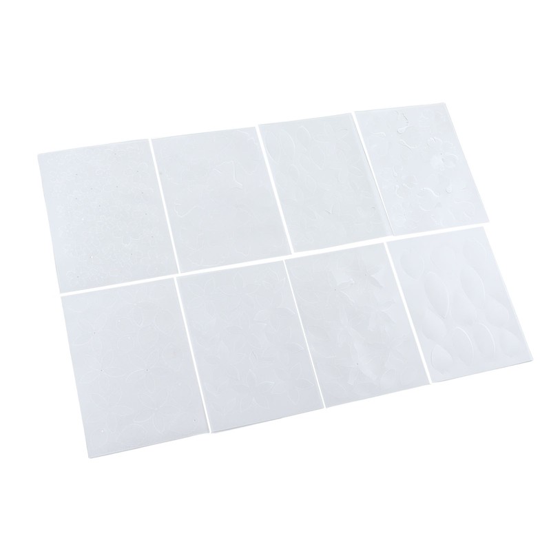 8pcs Heat Shrink Paper for Kids Double Sided High Transparency