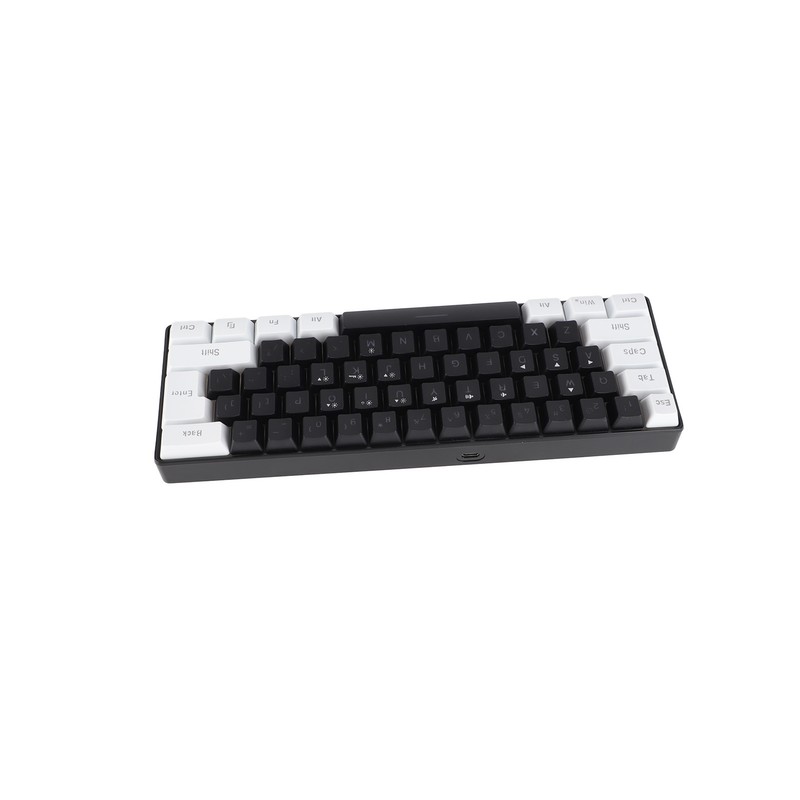 G61 Mini RGB Keyboard LED Backlight 61 Keys Ergonomic Mechanical
