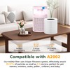 A2002 Replacement Filter Compatible with A2002 Air Purifie-r, 3-In-1 H13
