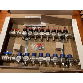 Myson Comfort Fit with Regolux Flowmeters Manifold PEX SSMANI-8 8 Branch QUALITY