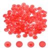 sourcing map Screw Caps, 108Pcs 12mm - Plastic Self-Tapping Screw