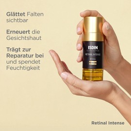 ISDIN CEUTICS Retinal Intense - Retinal Serum & Anti-Ageing Night Serum - With Retinaldehyde & Melatonin - Smooths Wrinkles, Accelerates Skin Renewal - Two-Phase, 50 ml