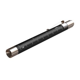 Black - Pocket Penlight with Ruler