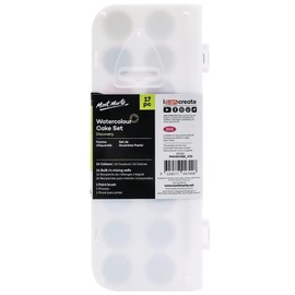 MONT MARTE Watercolour Paint Set – 16 brilliant Colours – High pigmentation – Including Paint Brush – Ideal for Watercolour Painting