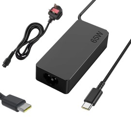 65W Laptop USB C Charger for Lenovo ThinkPad X1 X13 Z13 13s E14 L14 L15 E15 T490 E495 for Lenovo Lenovo IdeaPad 3 Slim5 5Pro Flex 5 Yoga 7 Slim 7 9i Slim 920 ThinkBook 14s 15 20V/3.25A AC Adapter
