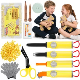 Cardboard Cutter Tools for Kids - 153 Pcs Kids Safe Cardboard Cutter with Saws, Fold-Roller, Cut Resistant Gloves, Tape Measure & More, Construction Toys Kit for 5+ Boys and Girls