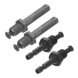 Operitacx 4 Piece Impact Wrench Socket Adapter High Carbon Steel Drill Adapter for Precise Drilling Compatible with Drills and Impact Wrenches