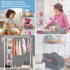 QYRDBGY 5 Tier Hanging Toy Storage Net, Foldable Soft Toy