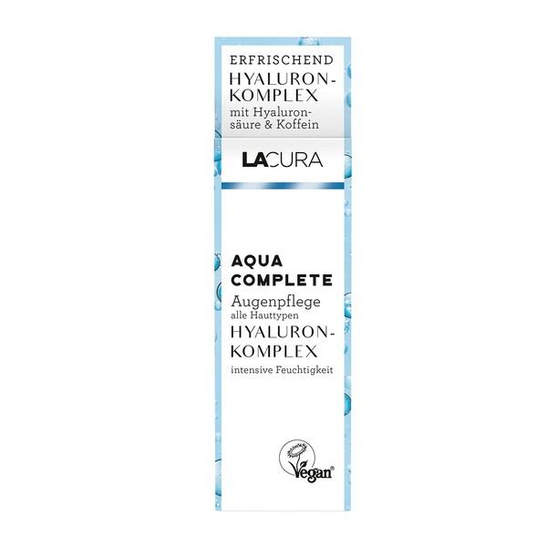 Lacura Aqua Complete Eye Care with Hyaluronic Acid and Caffeine 15 ml