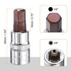 sourcing map 3/8" Hex Bit Socket 3/8" Drive SAE S2