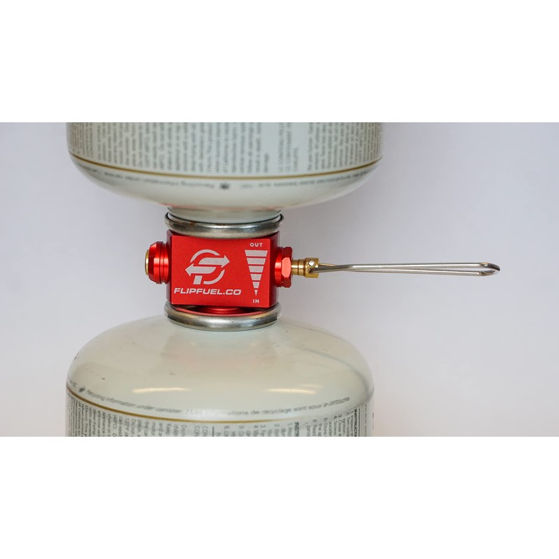 FlipFuel Camping & Hiking Fuel Transfer Device - Lightweight Backpacking