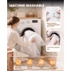 Heated Mattress Pad Queen: Even Fast Heating 125.6°F Dual Control