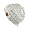 C.C Trendy - Gorro de punto trenzado grueso y suave